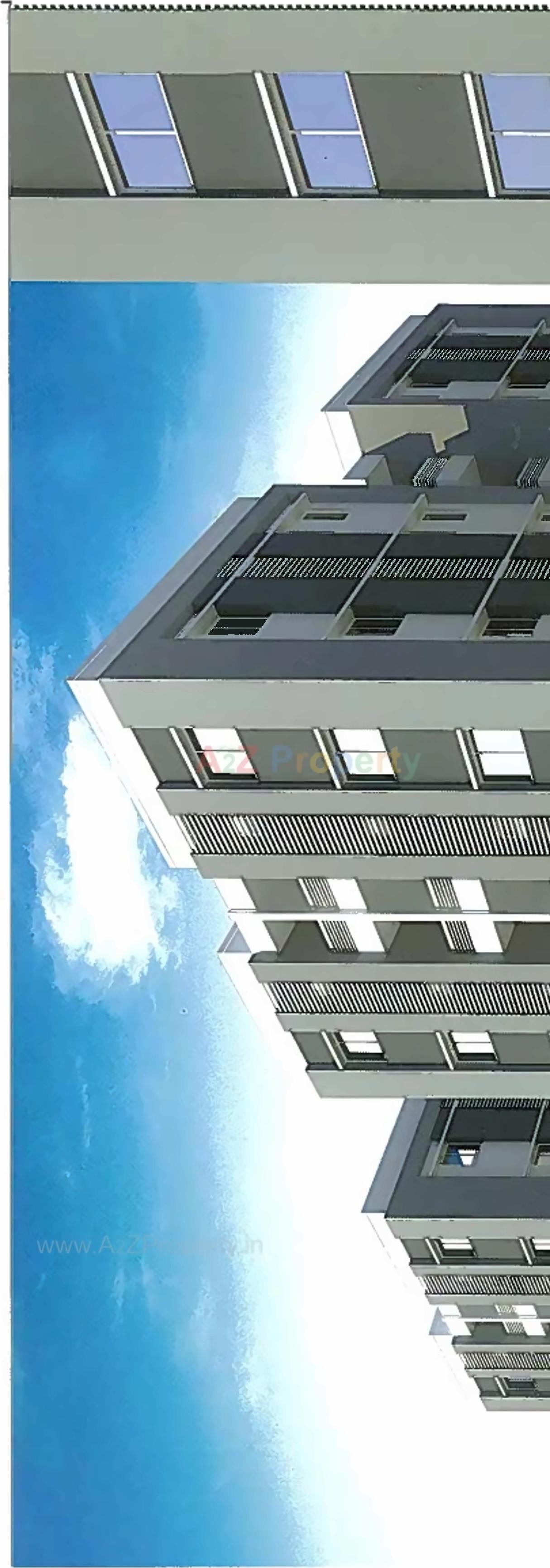 3D Elevation of real estate project Vakratund Enclave located at Kalali, Vadodara, Gujarat