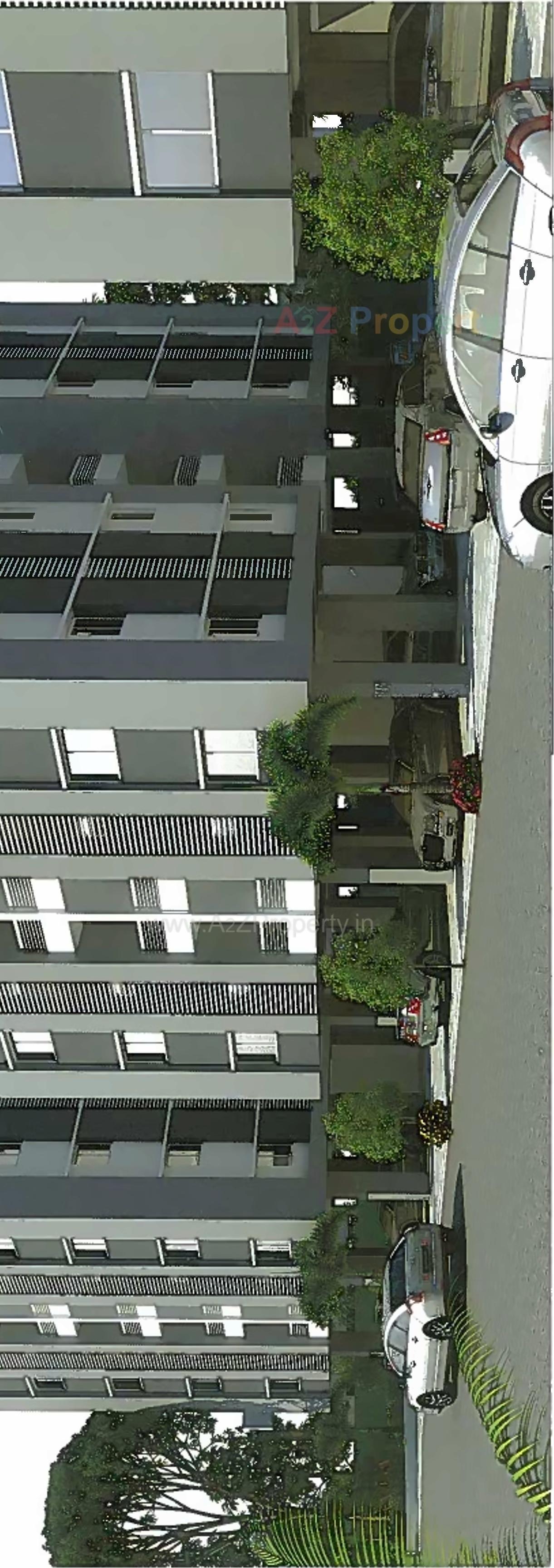 3D Elevation of real estate project Vakratund Enclave located at Kalali, Vadodara, Gujarat