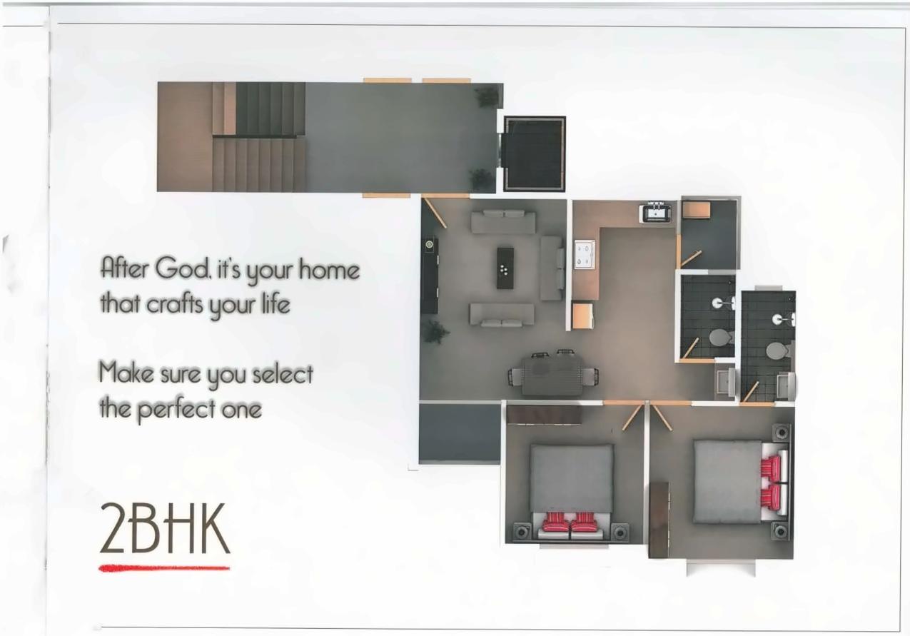 Layout of real estate project Vakratund Residency located at Tarsali, Vadodara, Gujarat