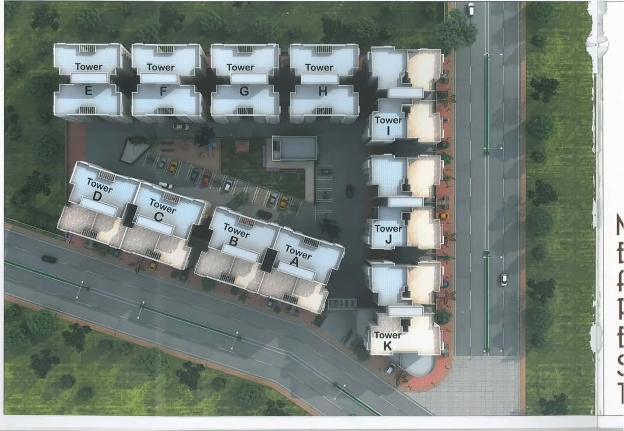 3D Elevation of real estate project Vakratund Residency located at Tarsali, Vadodara, Gujarat