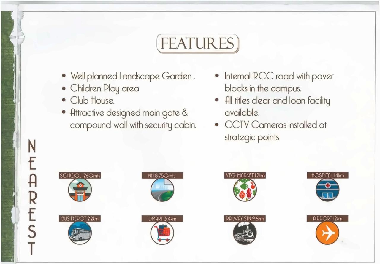 Amenities of Vakratund Residency