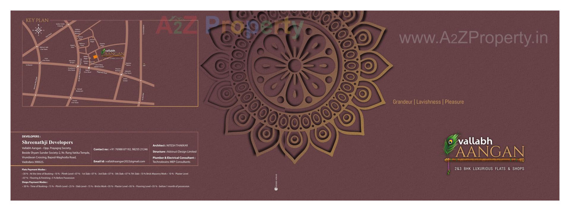  of real estate project Vallabh Aangan located at Bapod, Vadodara, Gujarat