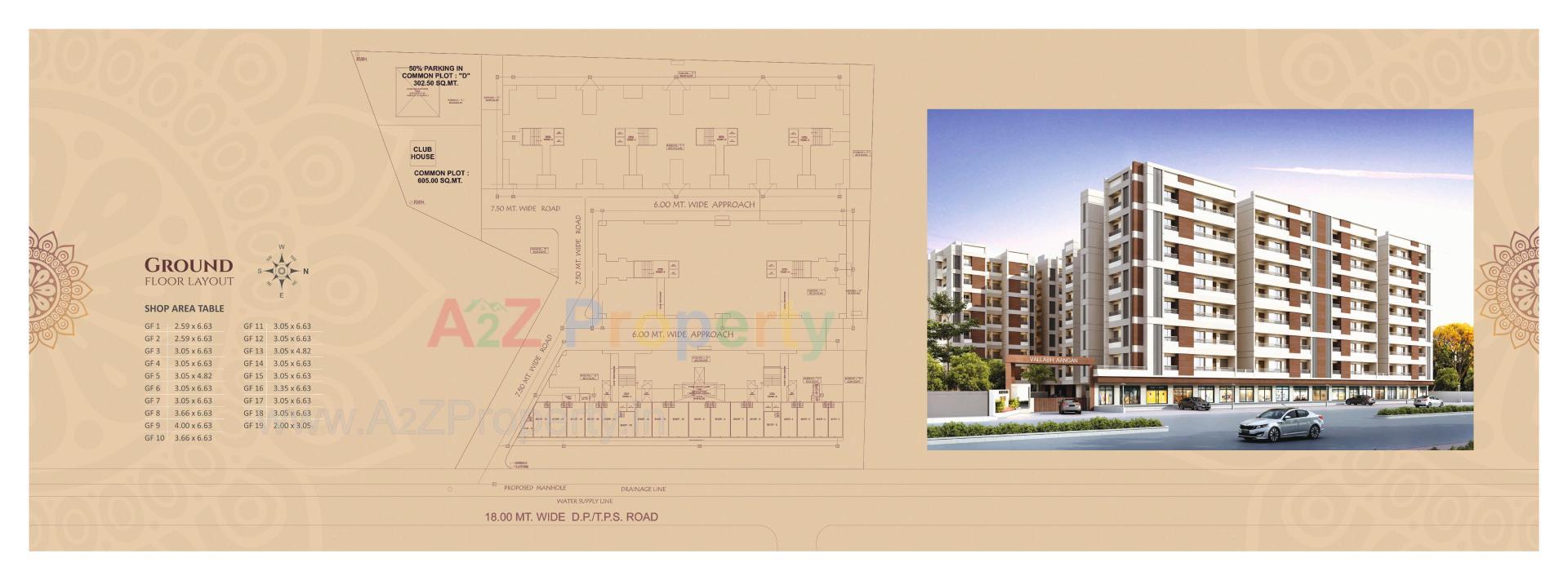  of real estate project Vallabh Aangan located at Bapod, Vadodara, Gujarat