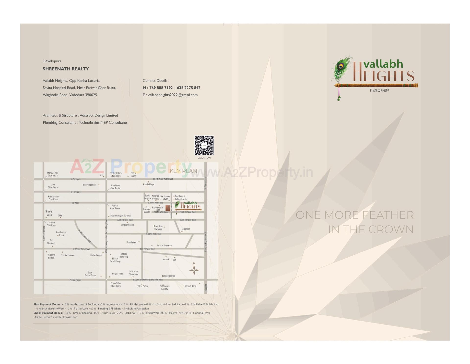  of real estate project Vallabh Heights located at Kapurai, Vadodara, Gujarat