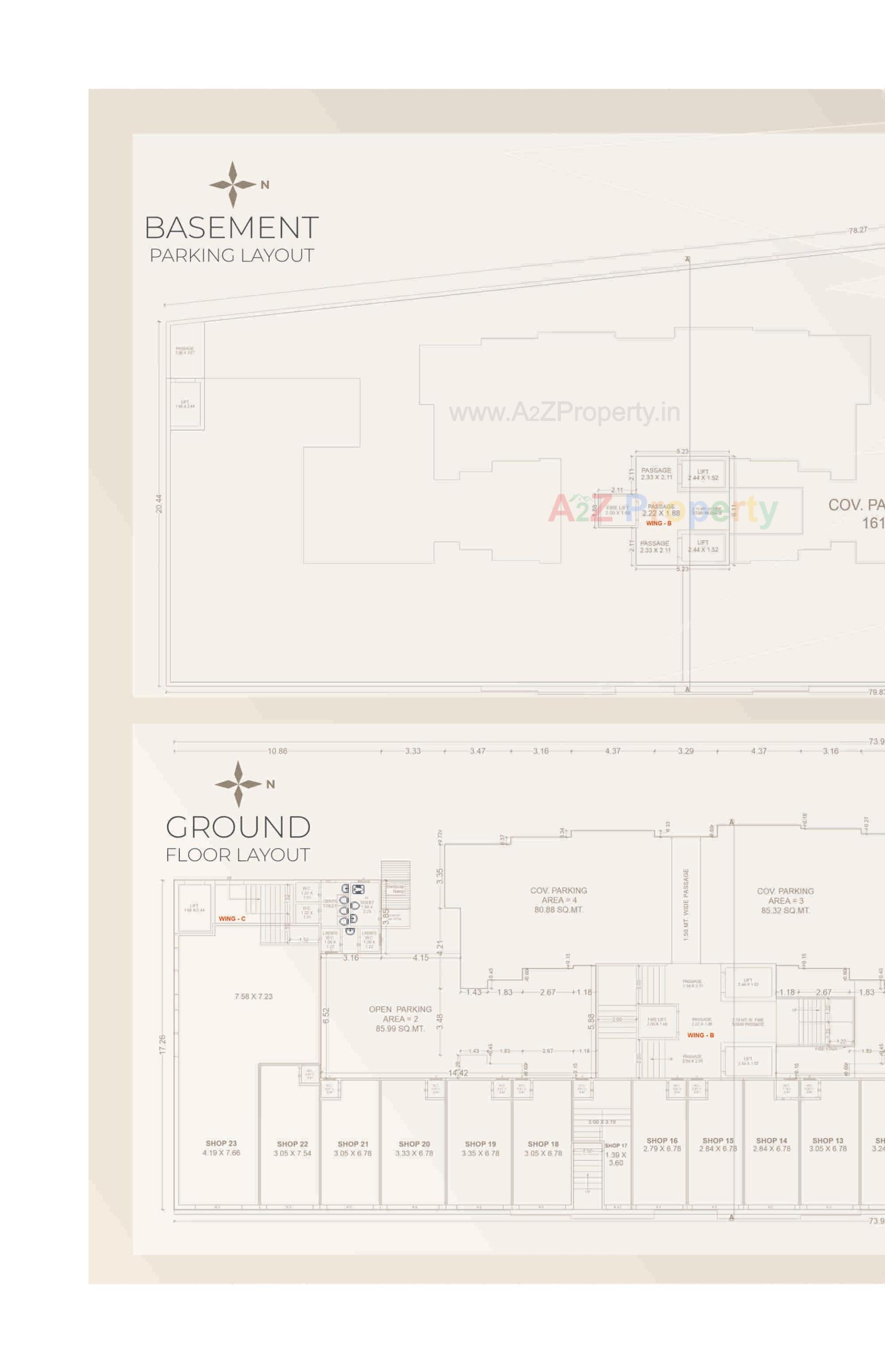 Layout of real estate project Vallabh Heights located at Kapurai, Vadodara, Gujarat