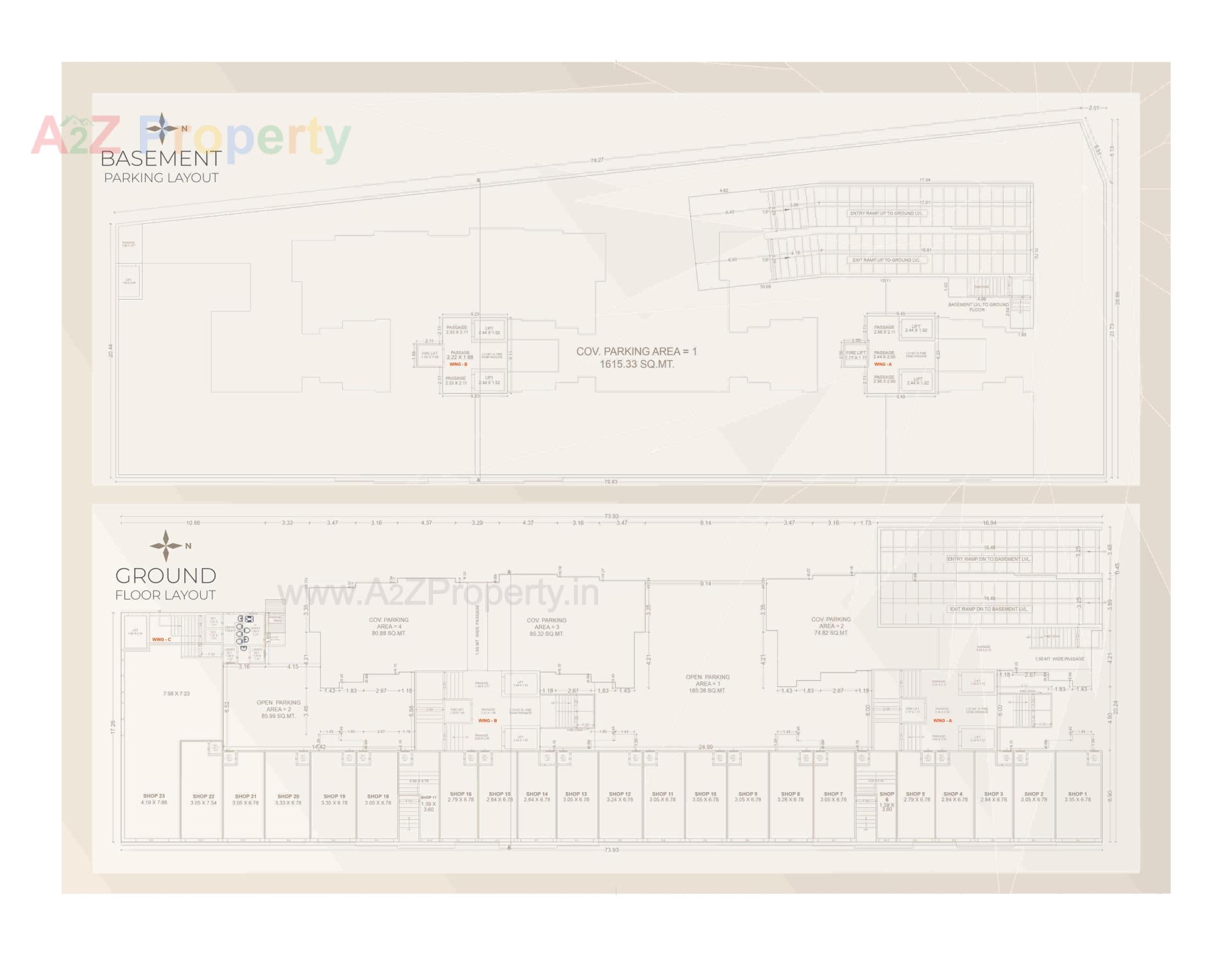Layout of real estate project Vallabh Heights located at Kapurai, Vadodara, Gujarat