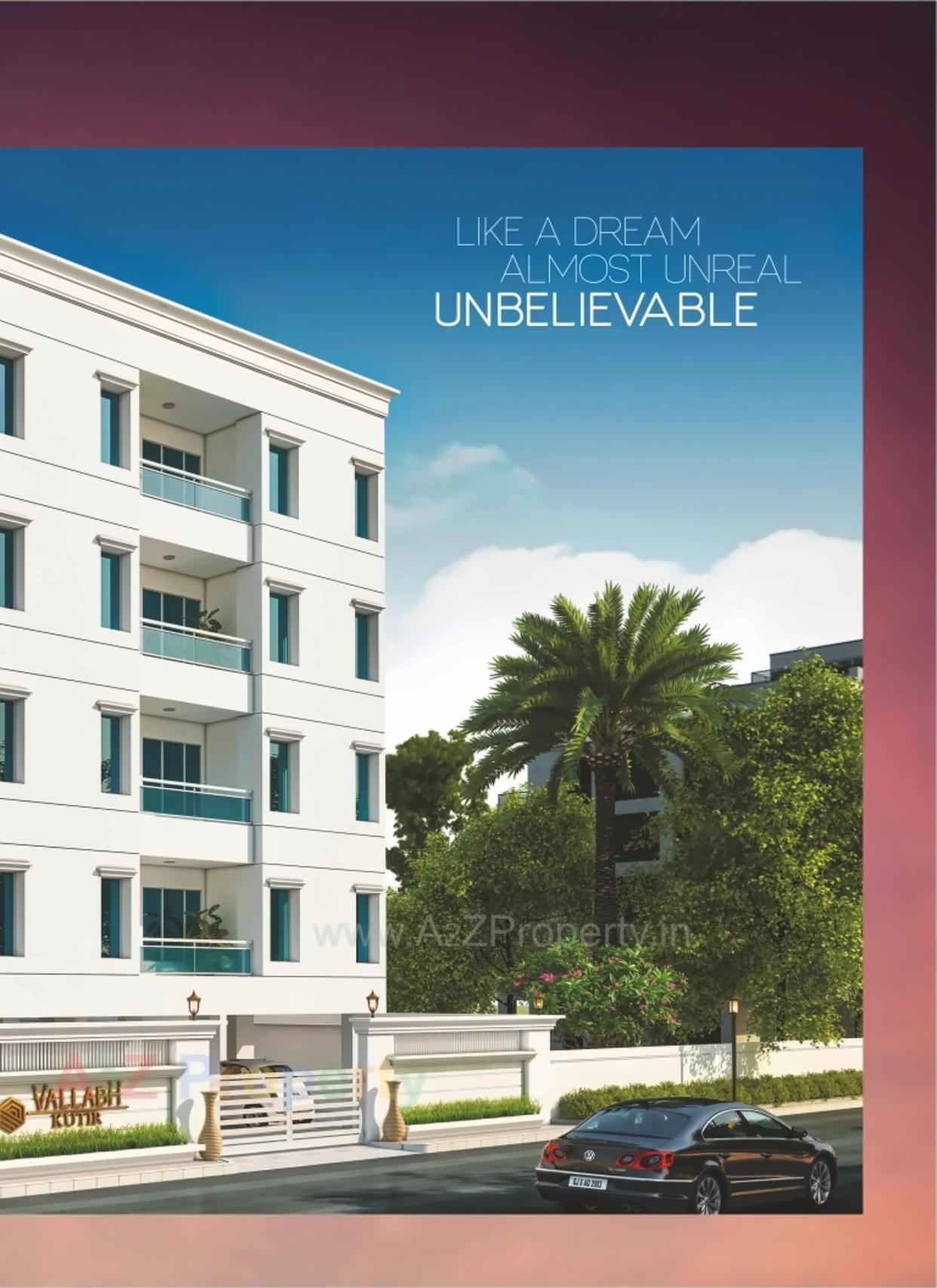 3D Elevation of real estate project Vallabh Kutir located at Gotri, Vadodara, Gujarat