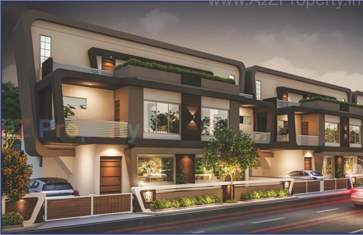 3D Elevation of real estate project Vallabh Orchid located at Savad, Vadodara, Gujarat