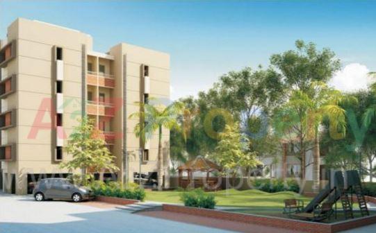 3D Elevation of real estate project Vallabh Residency located at Savad, Vadodara, Gujarat