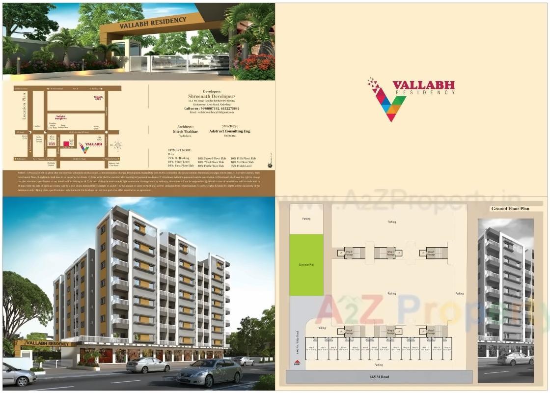  of real estate project Vallabh Residency located at Savad, Vadodara, Gujarat
