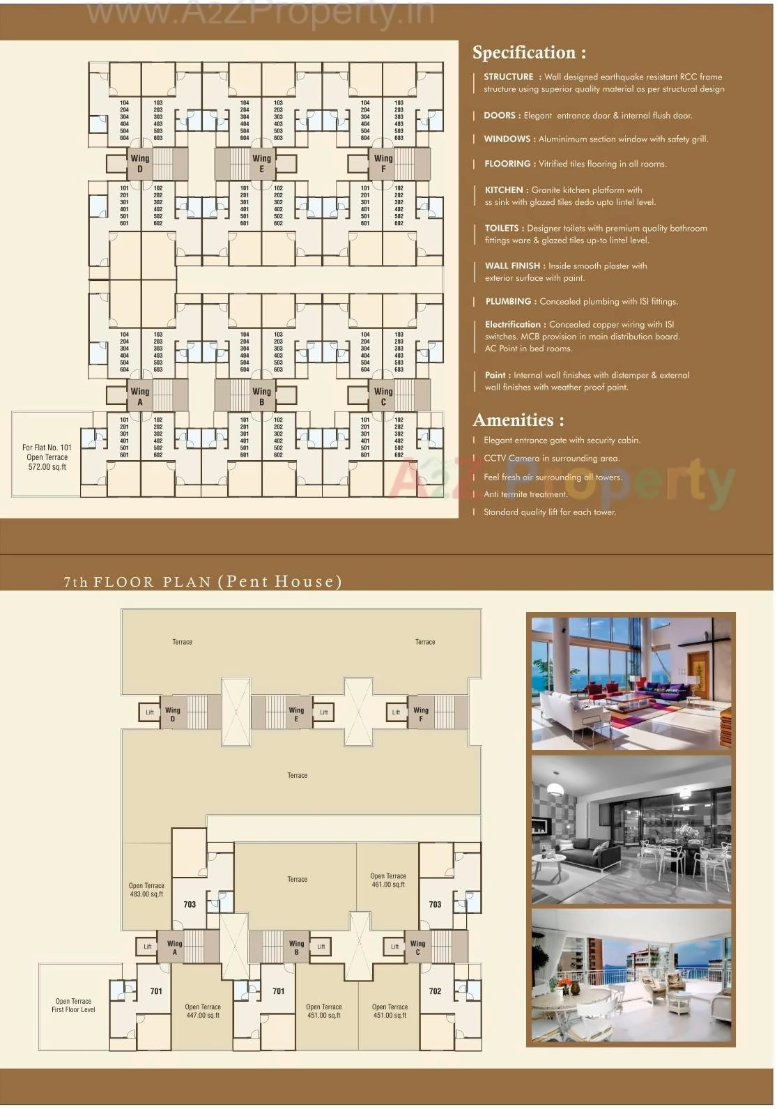 Layout of real estate project Vallabh Residency located at Savad, Vadodara, Gujarat