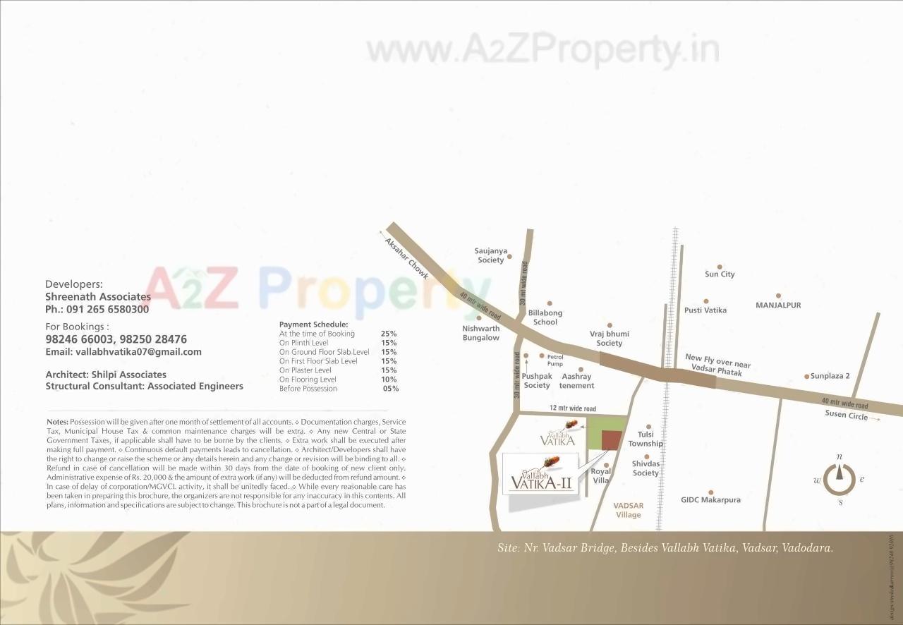  of real estate project Vallabh Vatika located at Vadsar, Vadodara, Gujarat