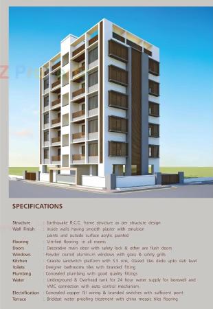 Elevation of real estate project Vandan Avenue located at Gotri, Vadodara, Gujarat