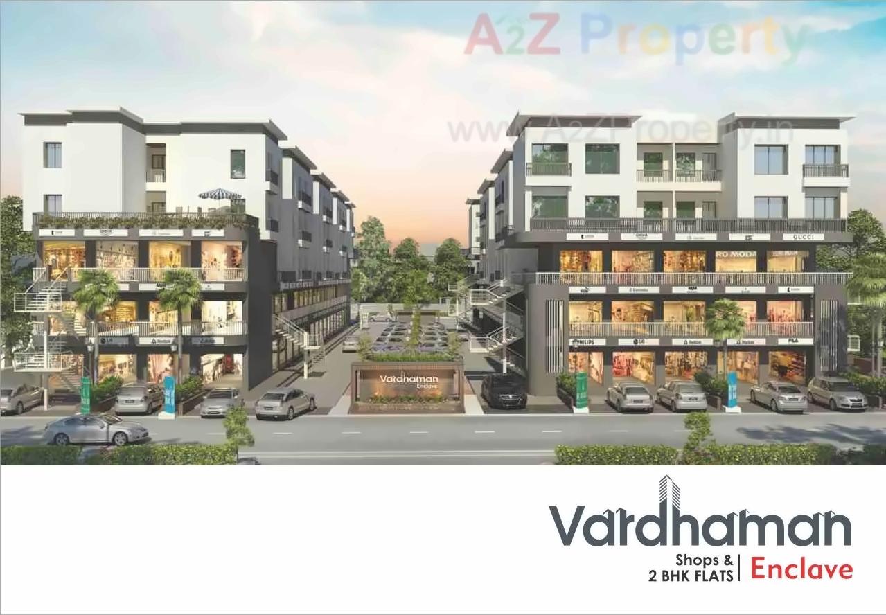 3D Elevation of real estate project Vardhaman Enclave located at Atladara, Vadodara, Gujarat