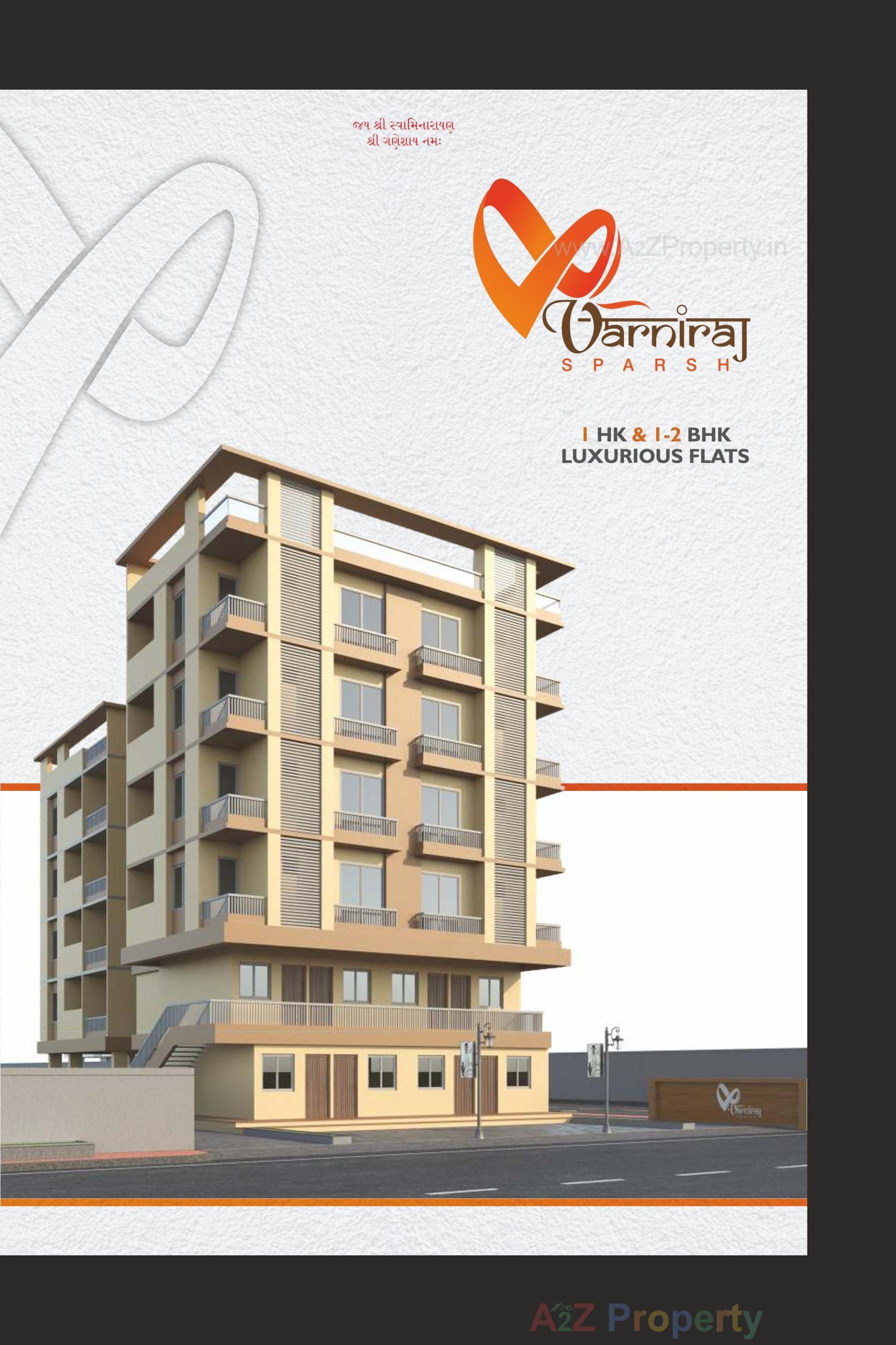 3D Elevation of real estate project Varniraj Sparsh located at Tarsali, Vadodara, Gujarat