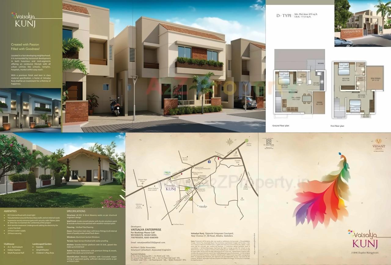  of real estate project Vatsalya Kunj located at Bill, Vadodara, Gujarat