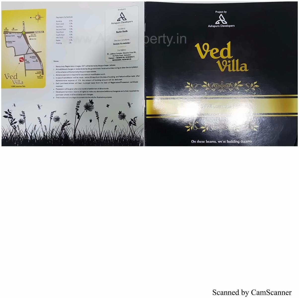  of real estate project Ved Villa located at Akota, Vadodara, Gujarat