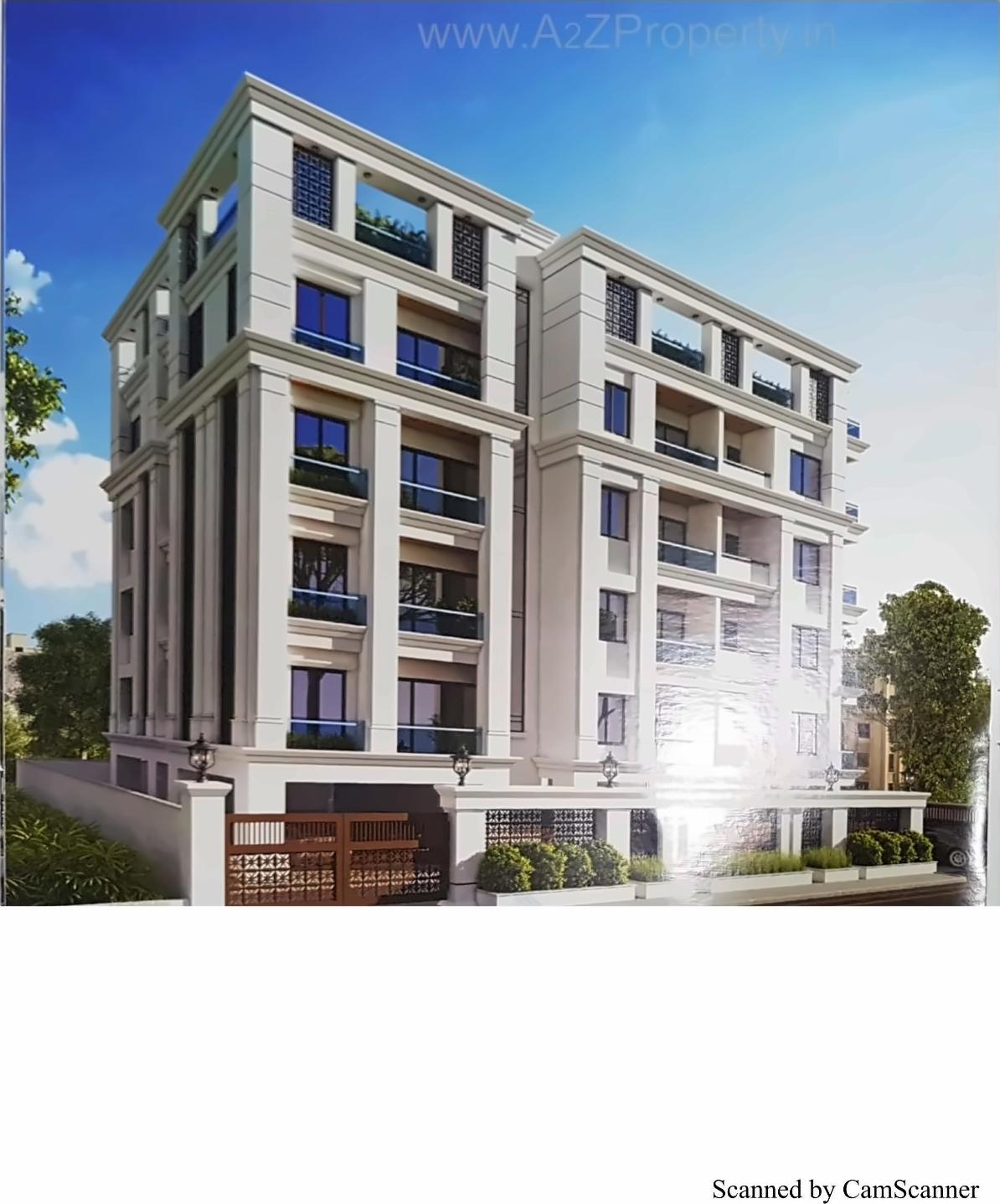 3D Elevation of real estate project Ved Villa located at Akota, Vadodara, Gujarat