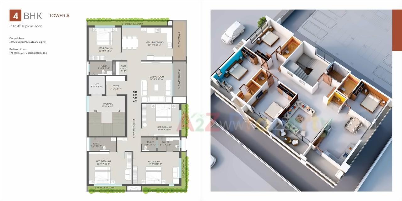 Layout of real estate project Vedant Eminent located at Jetalpur, Vadodara, Gujarat