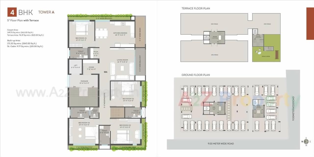 Layout of real estate project Vedant Eminent located at Jetalpur, Vadodara, Gujarat