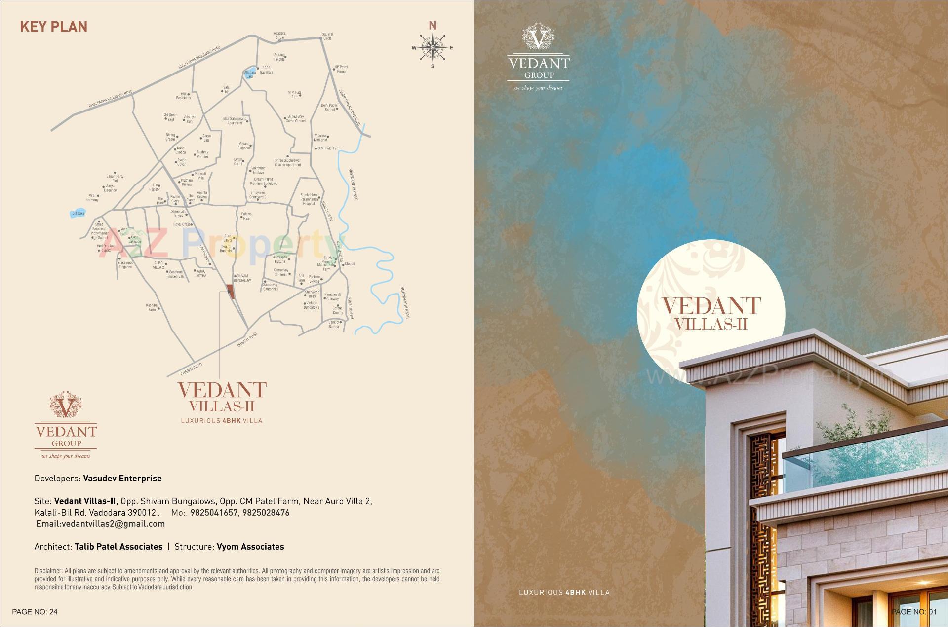  of real estate project Vedant Villas Ii located at Bil, Vadodara, Gujarat