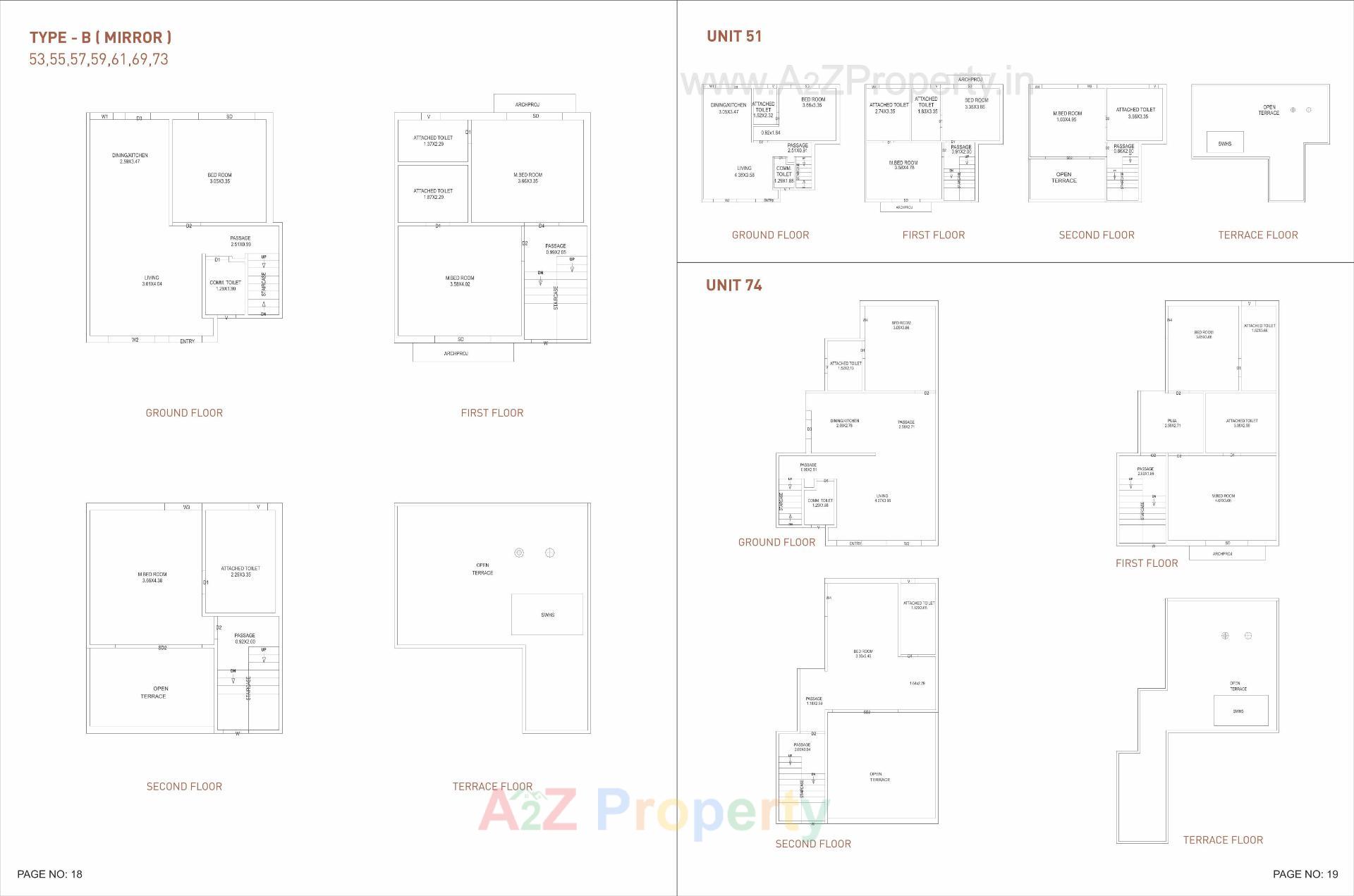 Layout of real estate project Vedant Villas Ii located at Bil, Vadodara, Gujarat