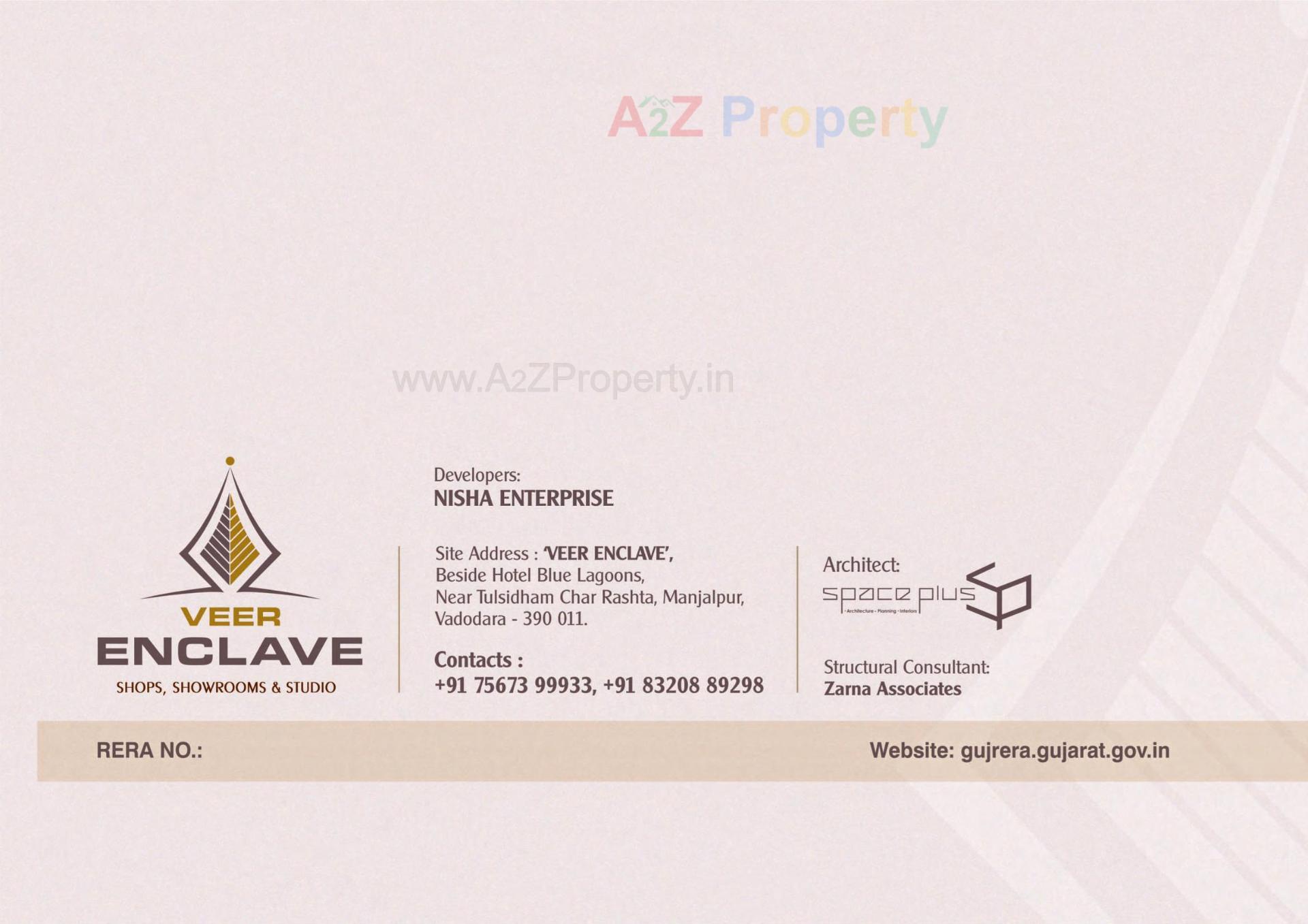  of real estate project Veer Enclave located at Manjalpur, Vadodara, Gujarat