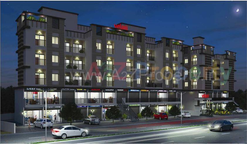 3D Elevation of real estate project Velani Exotica located at Kalali, Vadodara, Gujarat