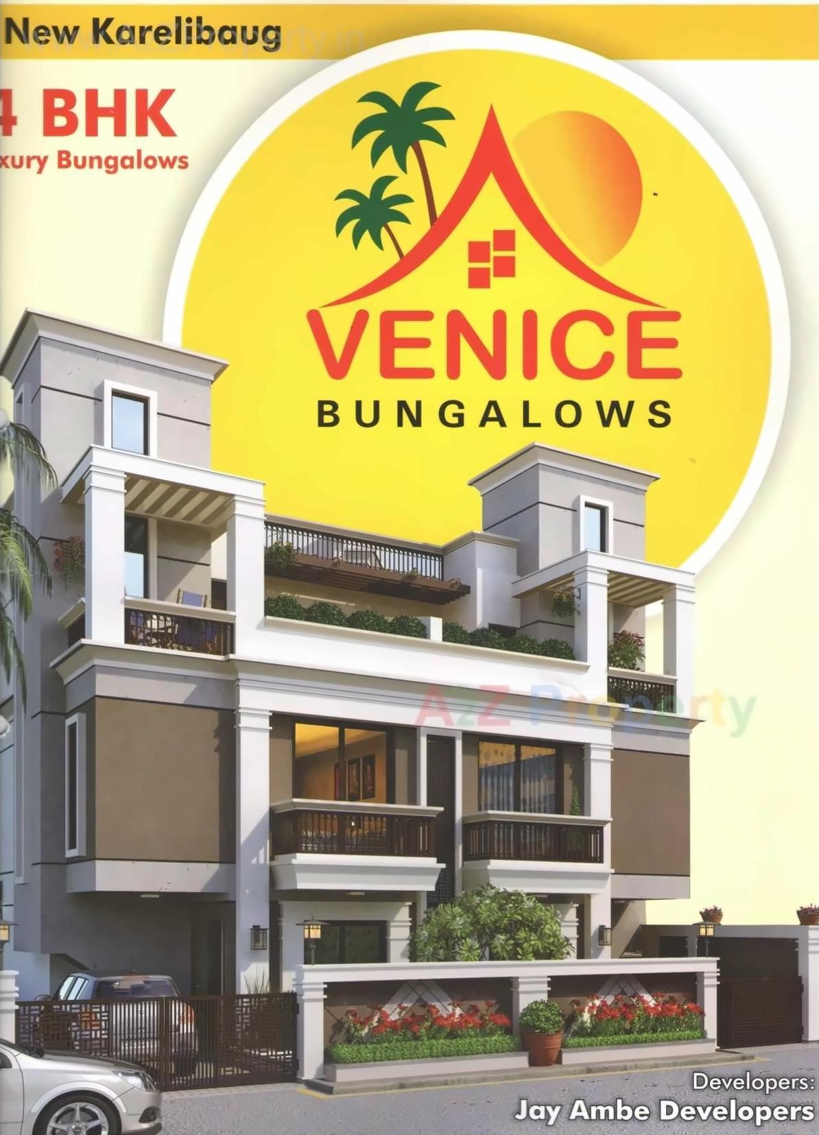 3D Elevation of real estate project Venice Bunglows located at Sayajipura, Vadodara, Gujarat
