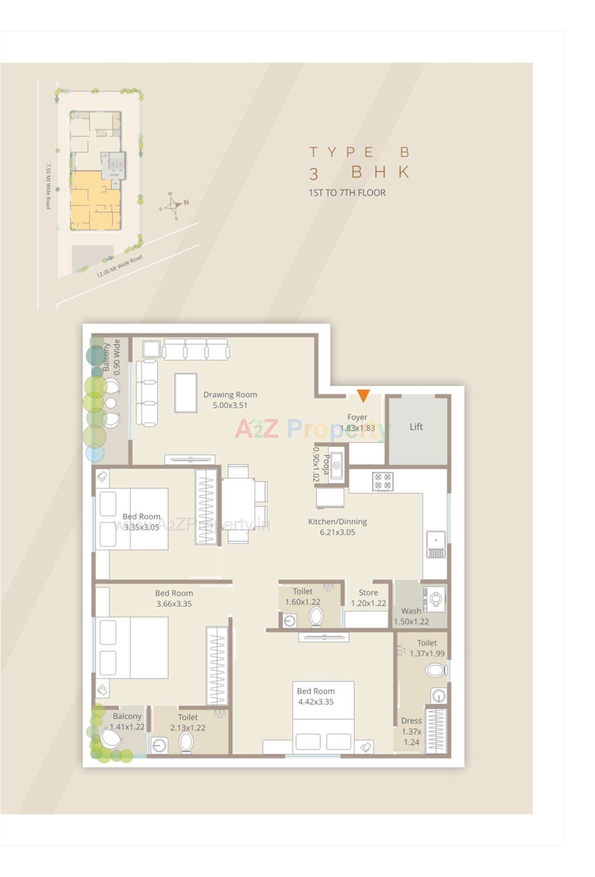 Layout of real estate project Verona County located at Vadodara, Vadodara, Gujarat