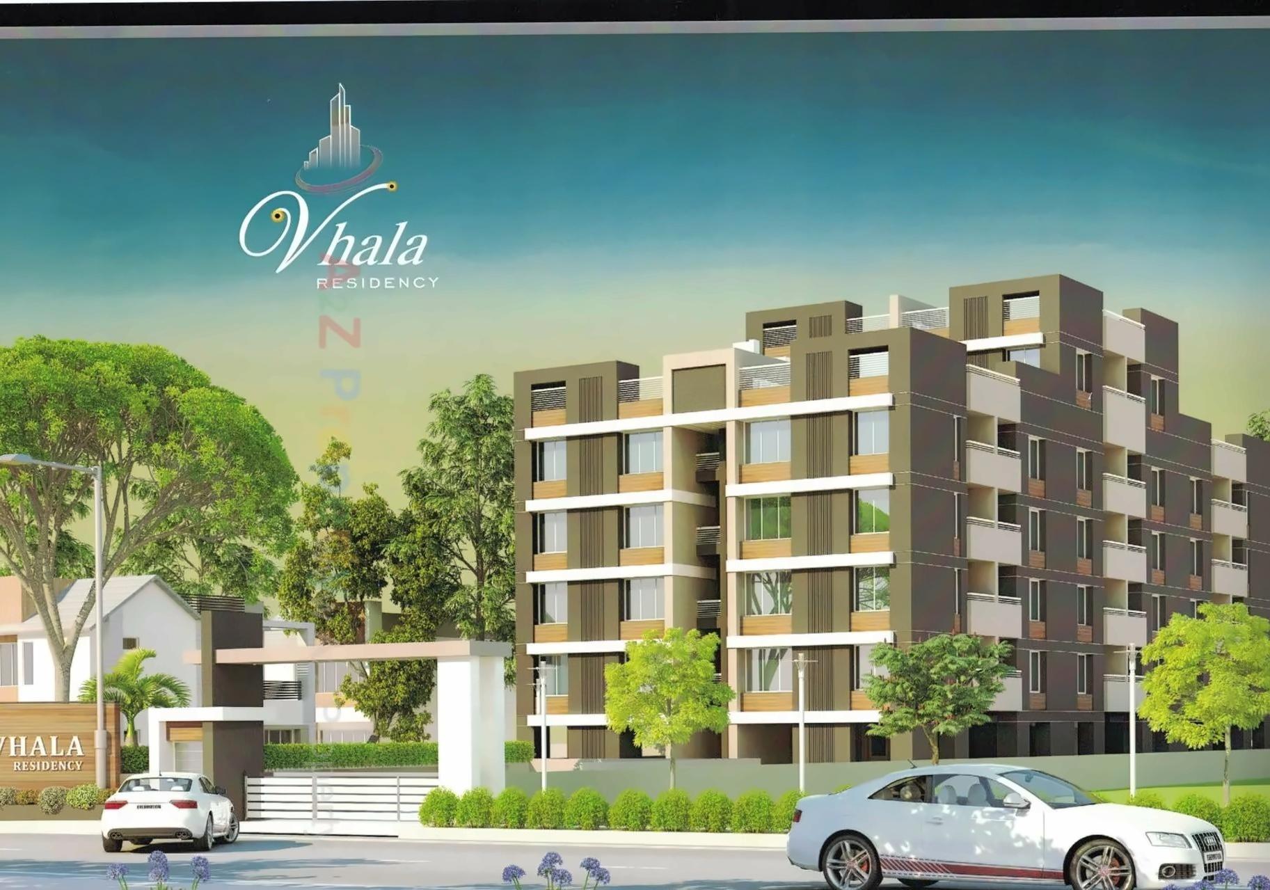 3D Elevation of real estate project Vhala Residency located at Karodiya, Vadodara, Gujarat
