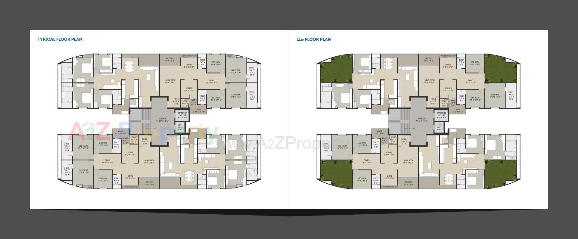 Layout of real estate project Vicenza Highdeck Ii located at Kalali, Vadodara, Gujarat