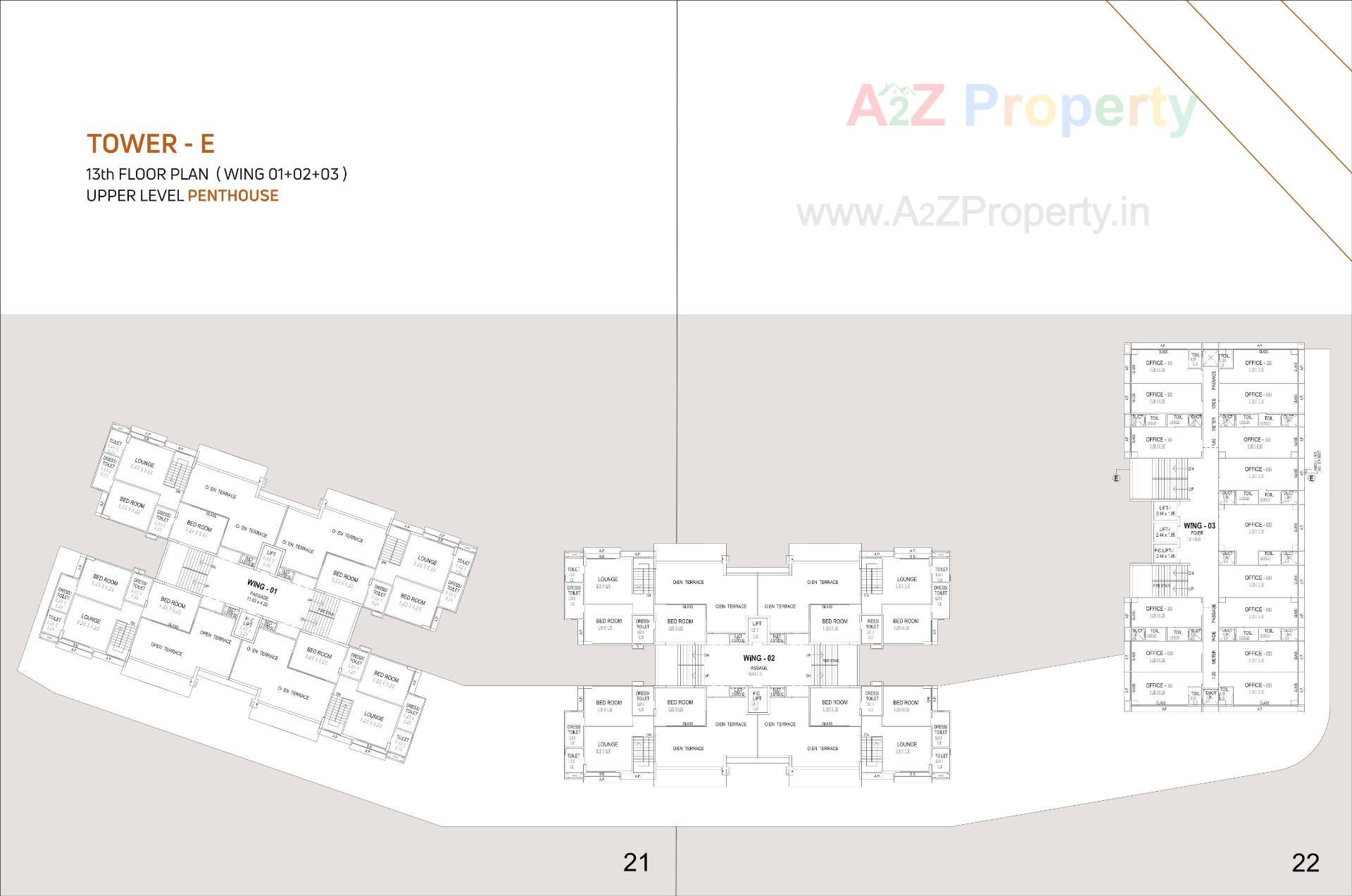 Layout of real estate project Vihav Central Business District located at Bhayli, Vadodara, Gujarat