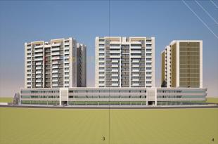 Elevation of real estate project Vihav Central Business District located at Bhayli, Vadodara, Gujarat