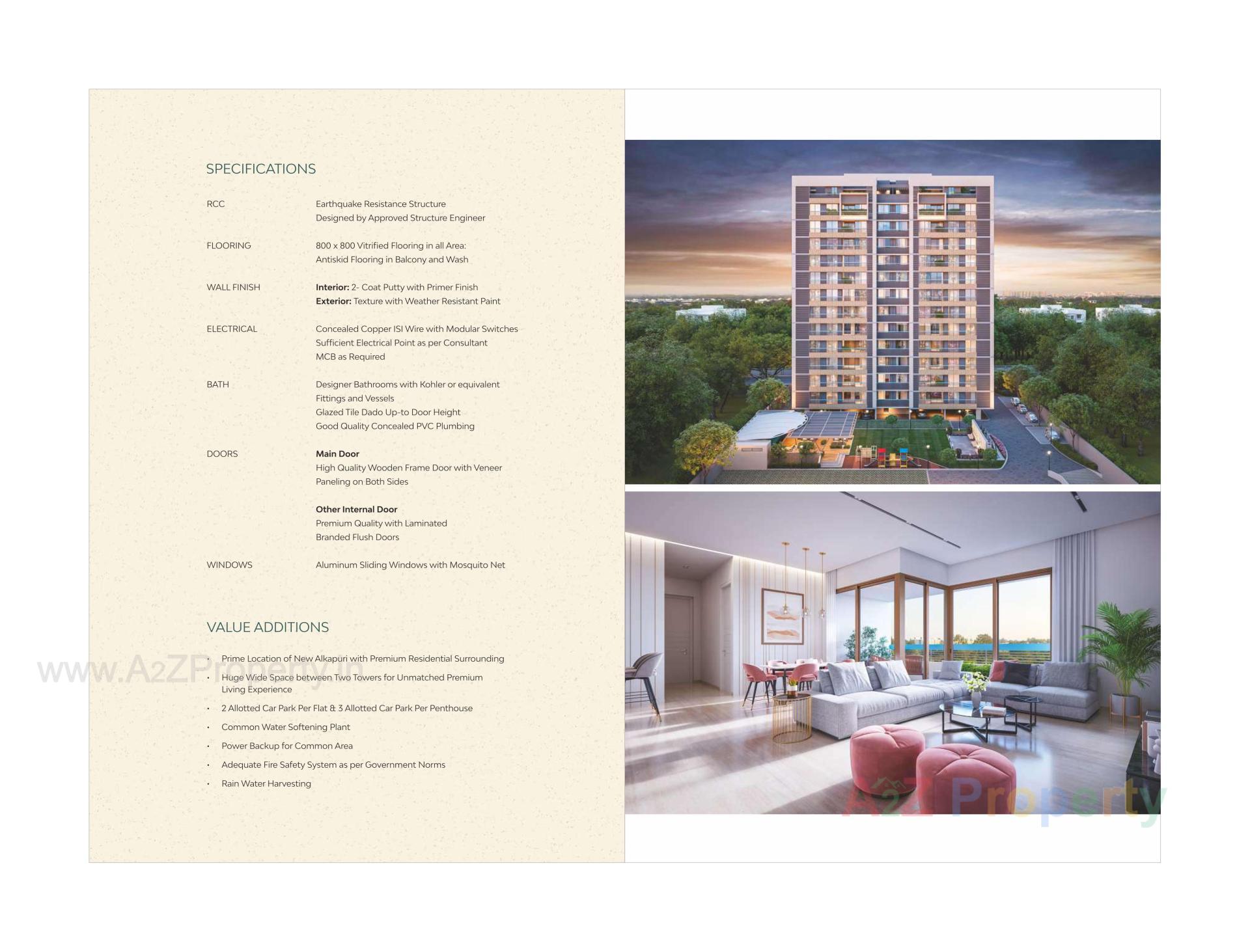  of real estate project Vihav Elinor located at Gotri, Vadodara, Gujarat