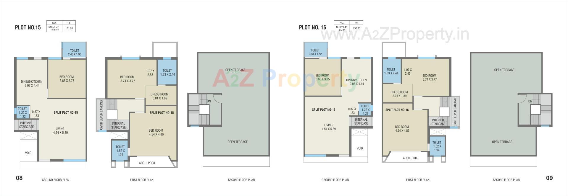 Layout of real estate project Vinayak Bungalows located at Bapod, Vadodara, Gujarat