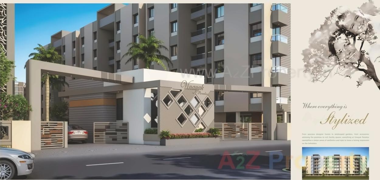 3D Elevation of real estate project Vinayak Paradise located at Sama, Vadodara, Gujarat