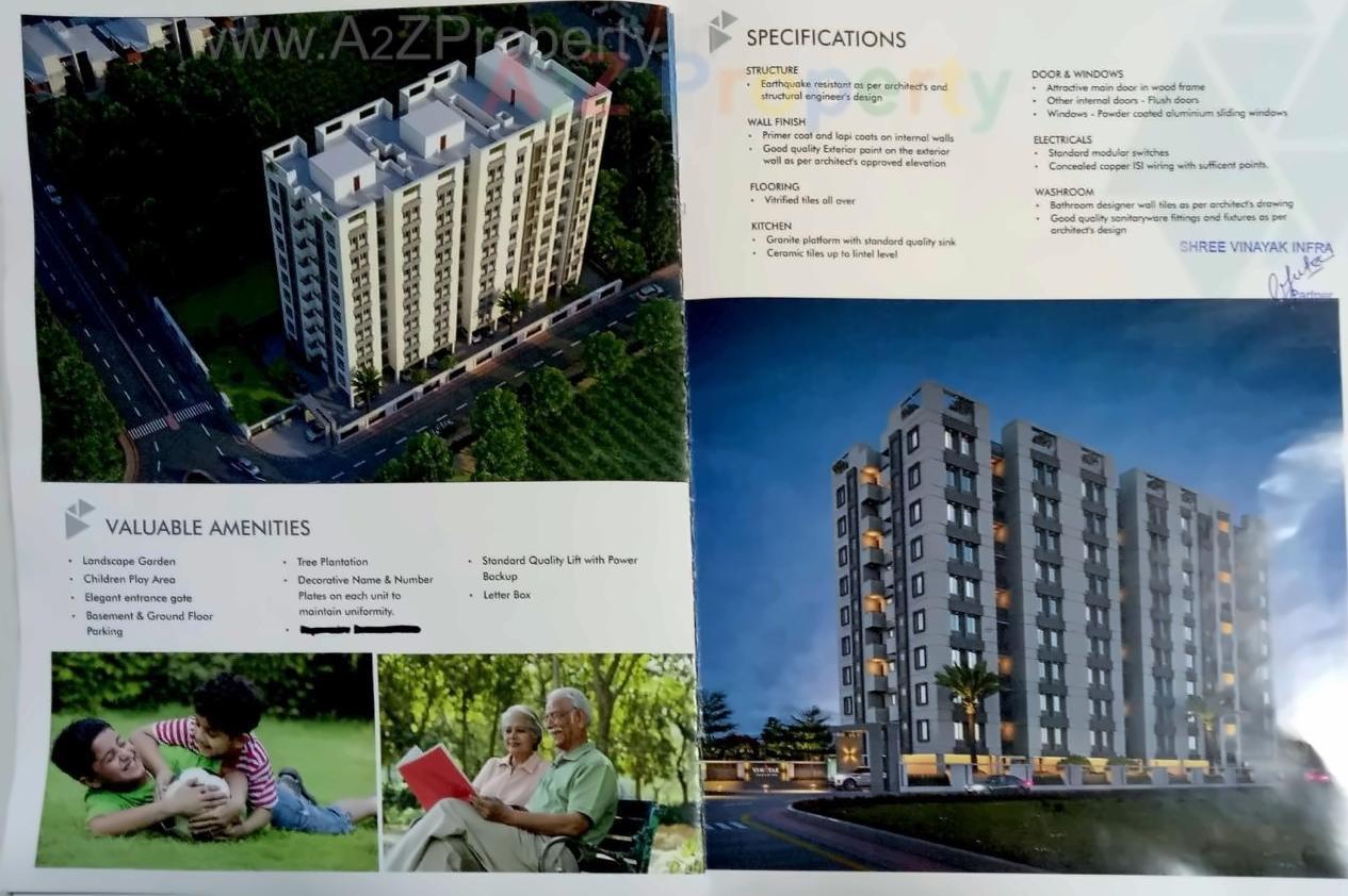 3D Elevation of real estate project Vinayak Paradise located at Jambuva, Vadodara, Gujarat