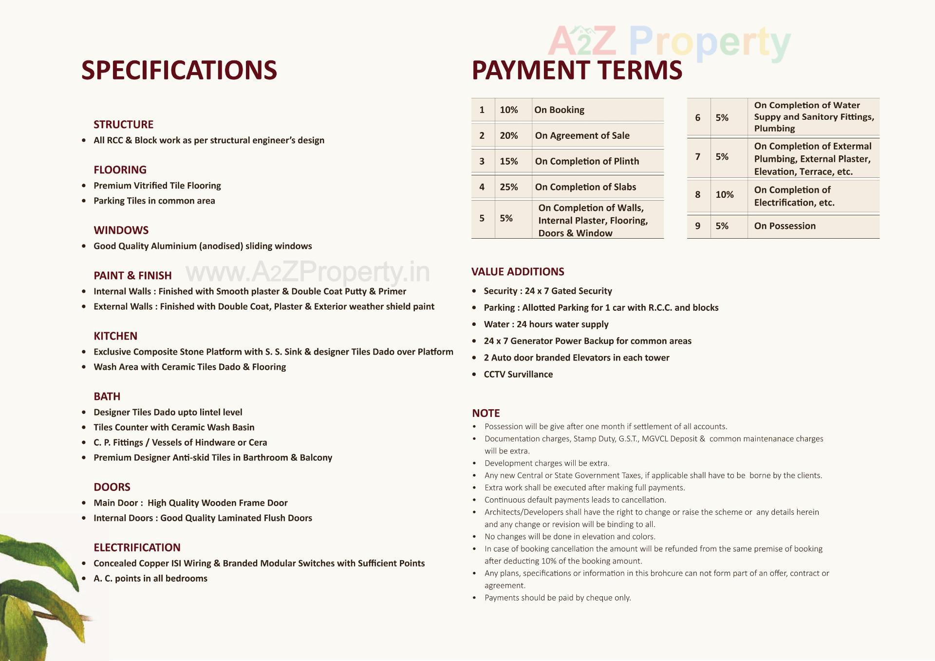  of real estate project Vinayak Tenaments located at Jesangpura, Vadodara, Gujarat