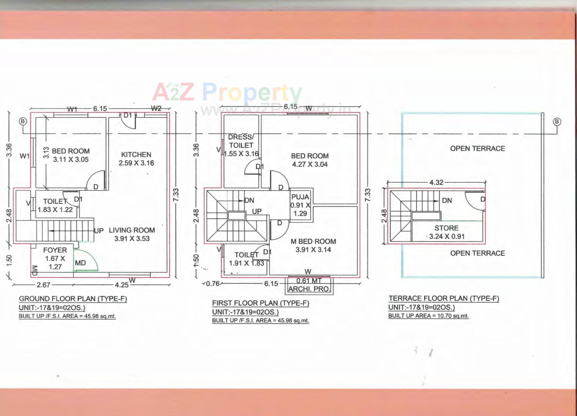 Layout of real estate project Vinayak Villa located at Kapurai, Vadodara, Gujarat