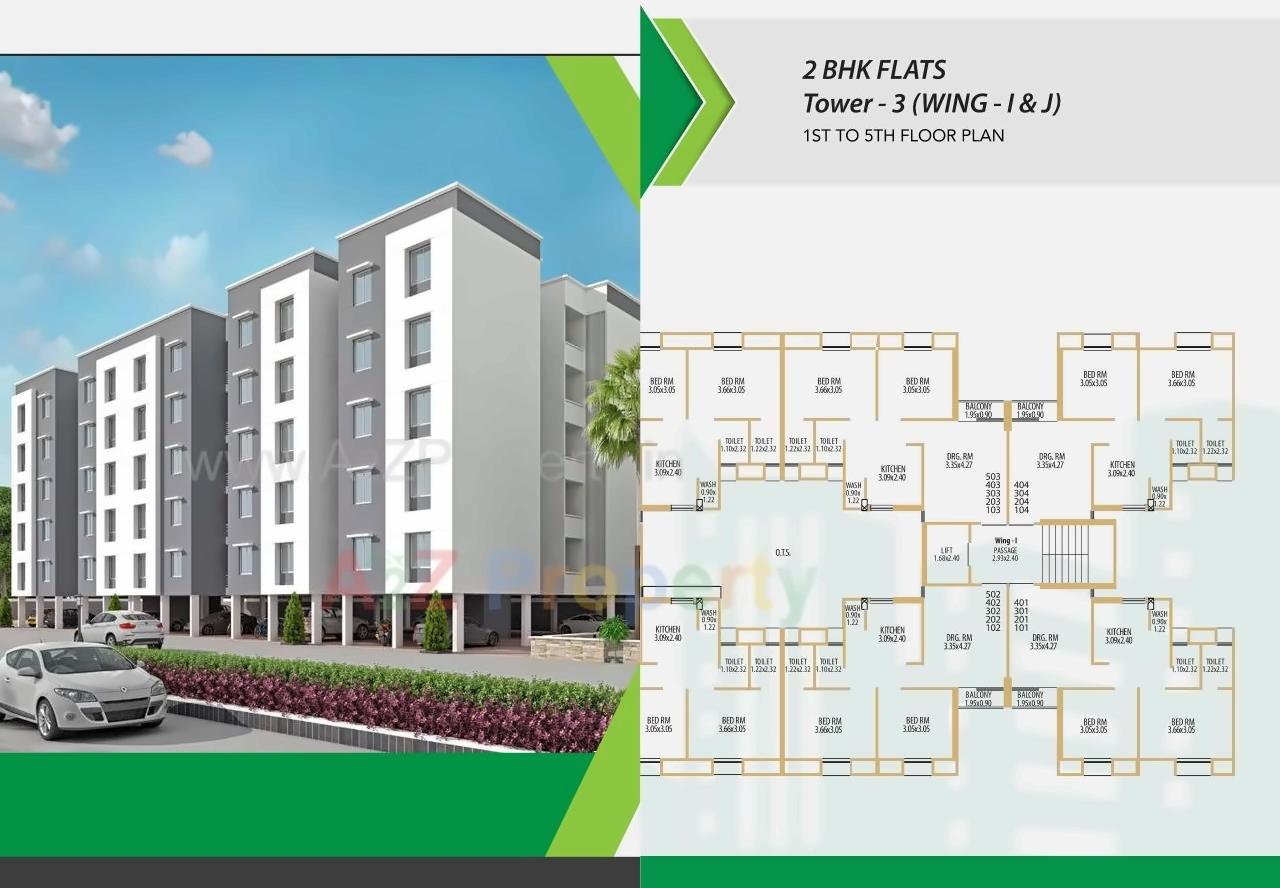 Layout of real estate project Viram located at Vadsar, Vadodara, Gujarat