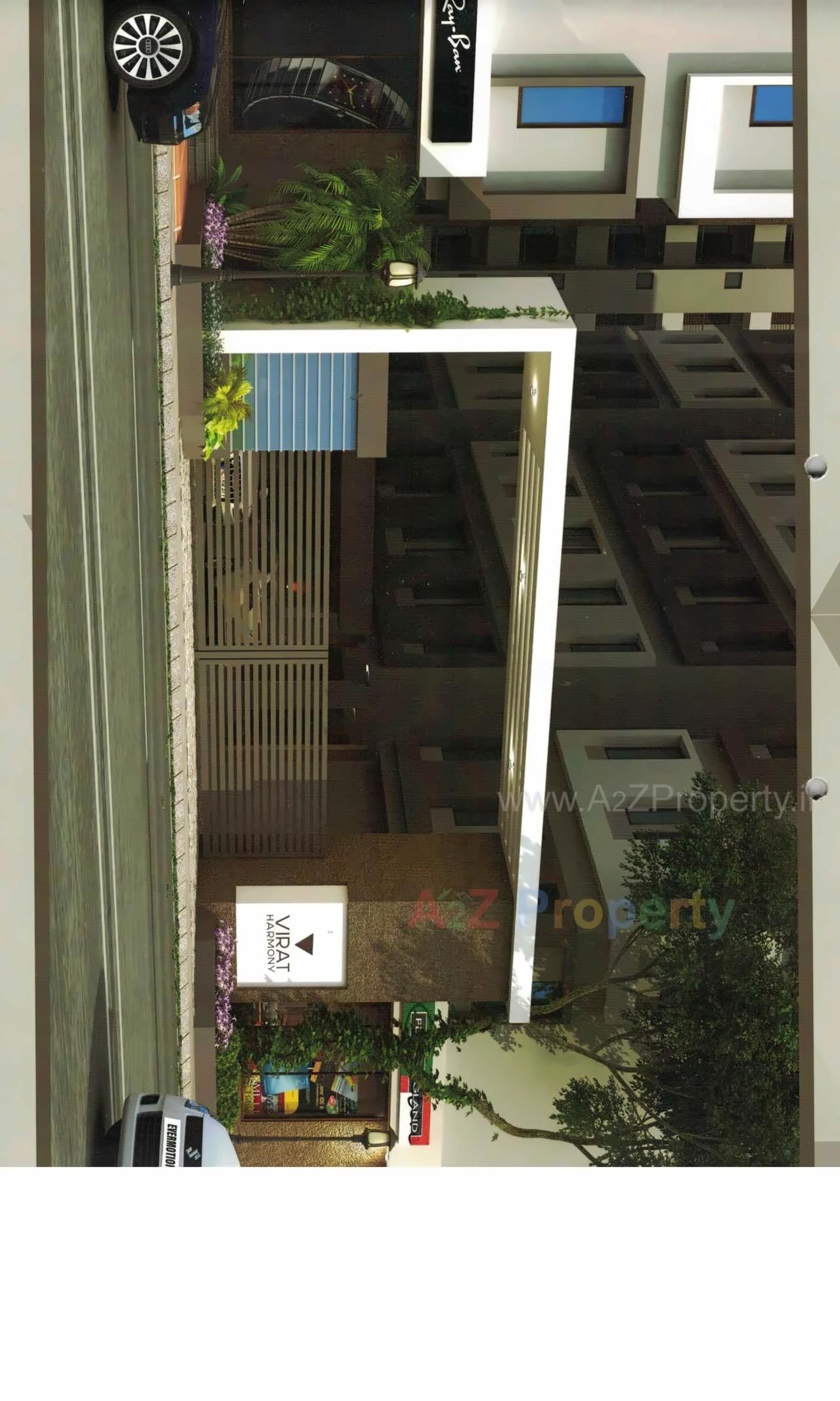 3D Elevation of real estate project Virat Harmony located at Bill, Vadodara, Gujarat