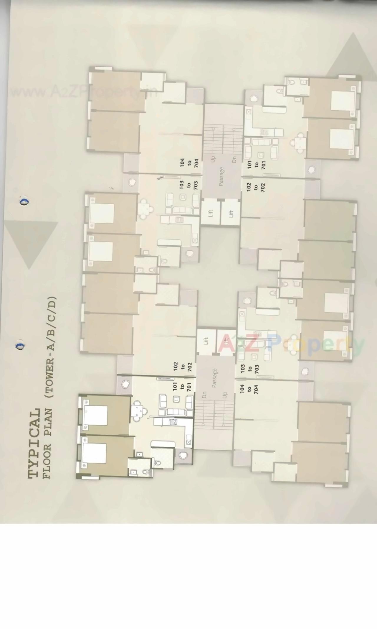 Layout of real estate project Virat Harmony located at Bill, Vadodara, Gujarat