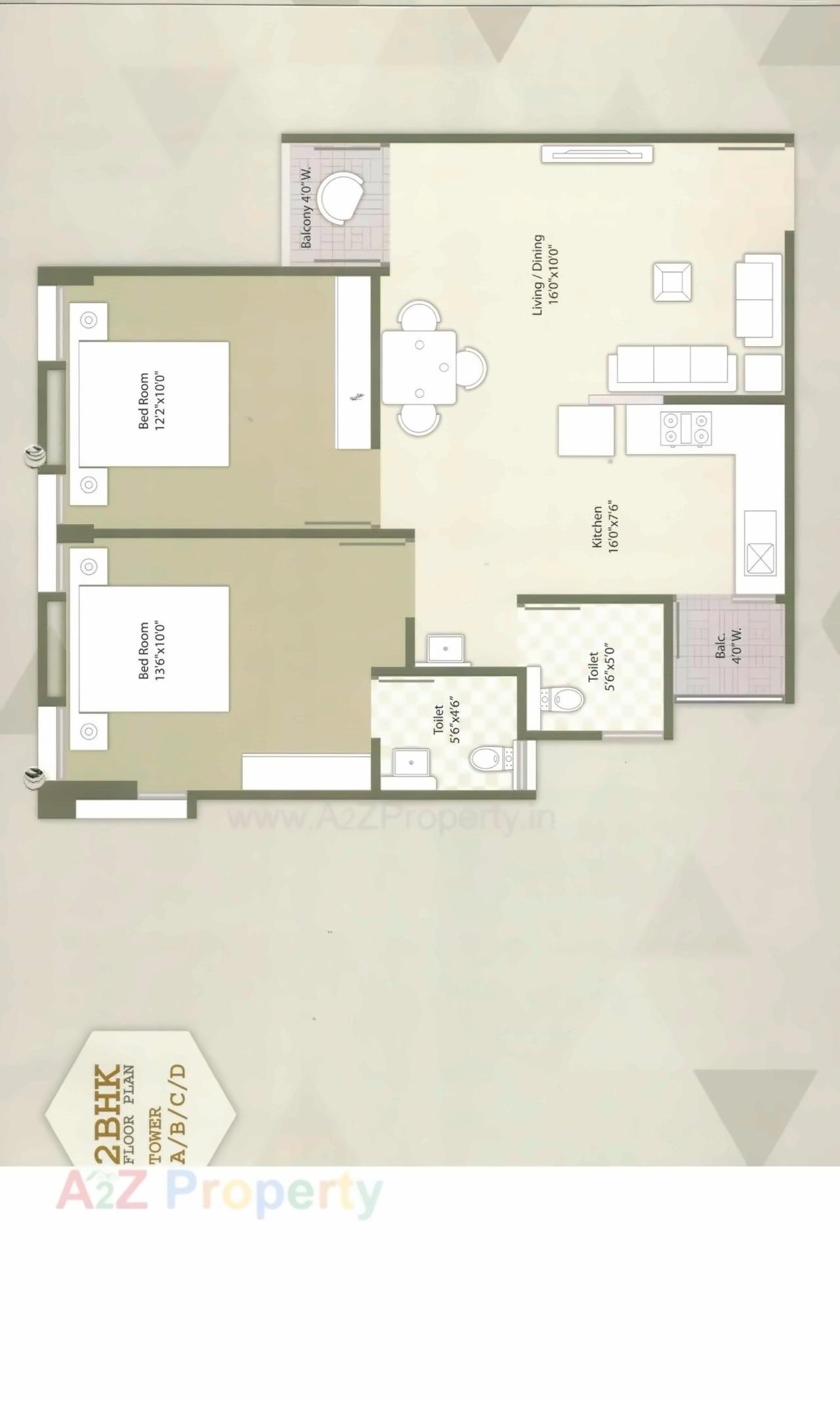 Layout of real estate project Virat Harmony located at Bill, Vadodara, Gujarat