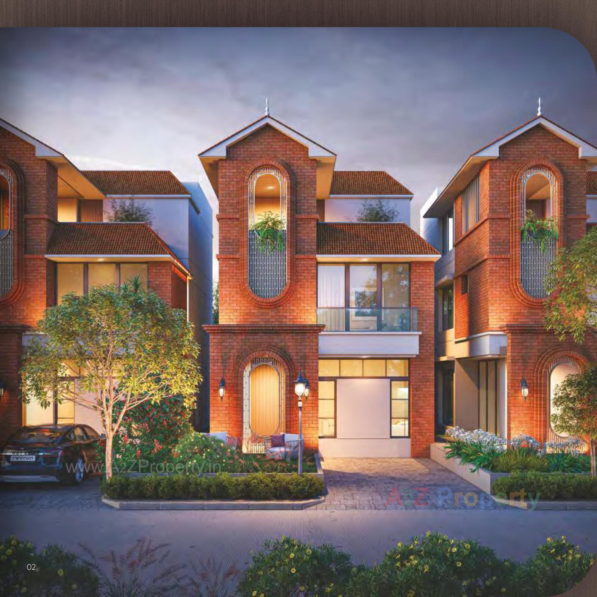 3D Elevation of real estate project Vishranti located at Gorwa, Vadodara, Gujarat