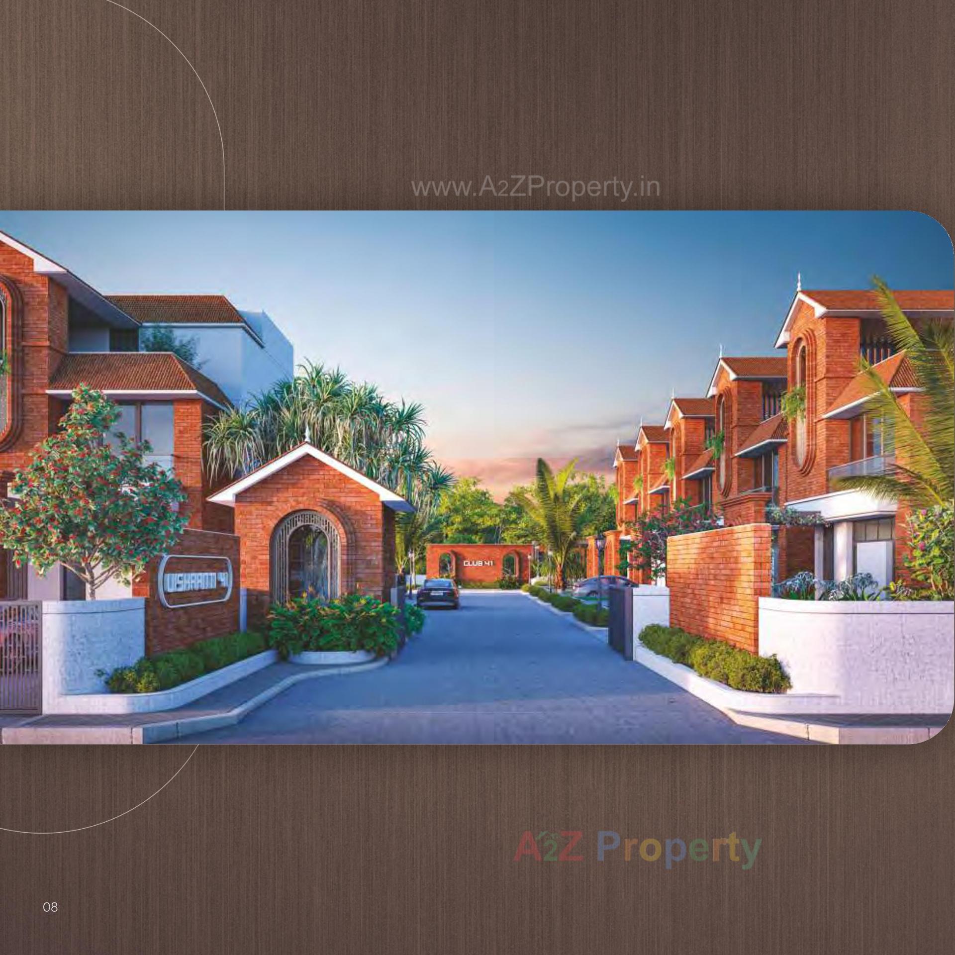 3D Elevation of real estate project Vishranti located at Gorwa, Vadodara, Gujarat