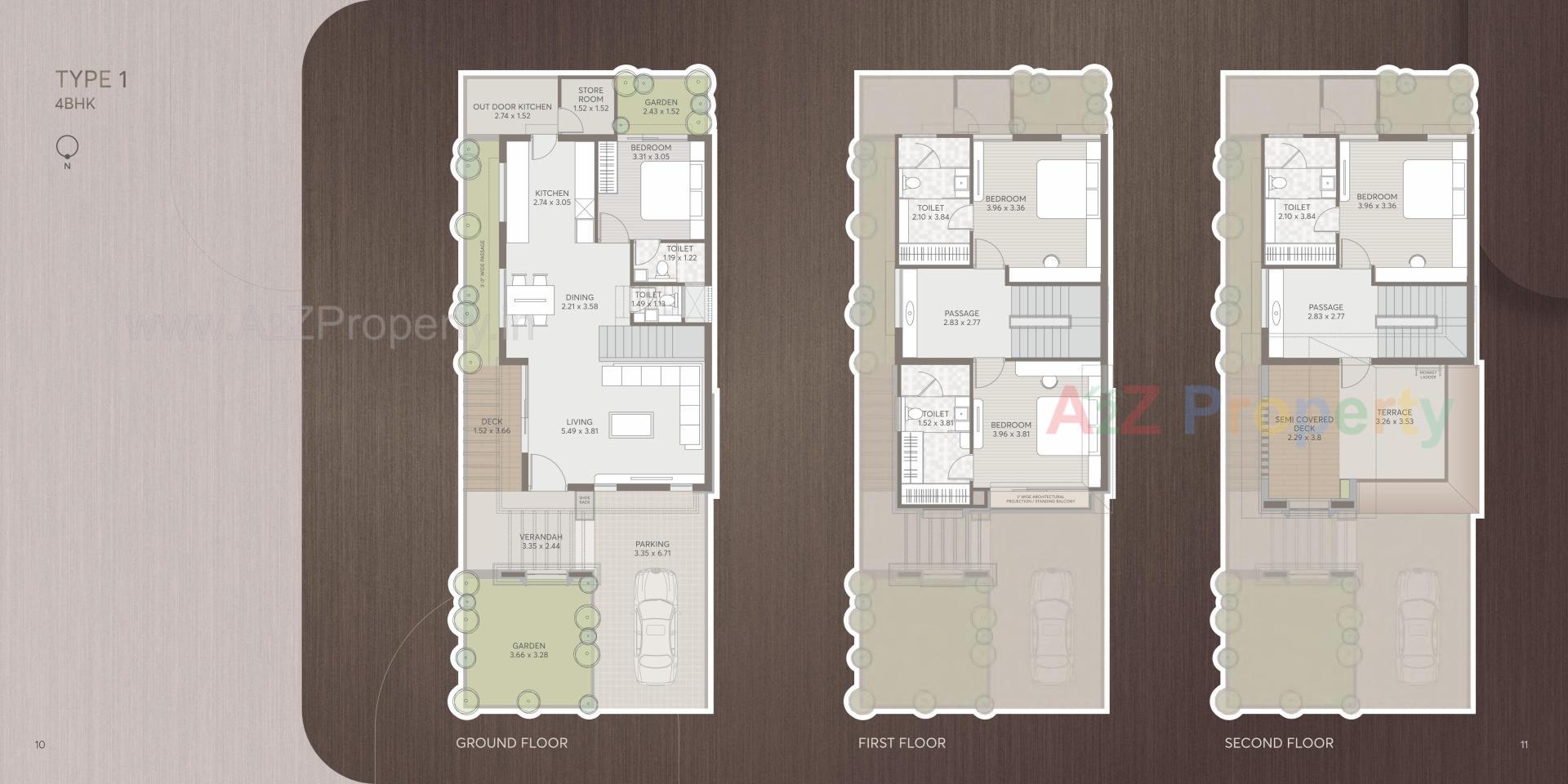 Layout of real estate project Vishranti located at Gorwa, Vadodara, Gujarat