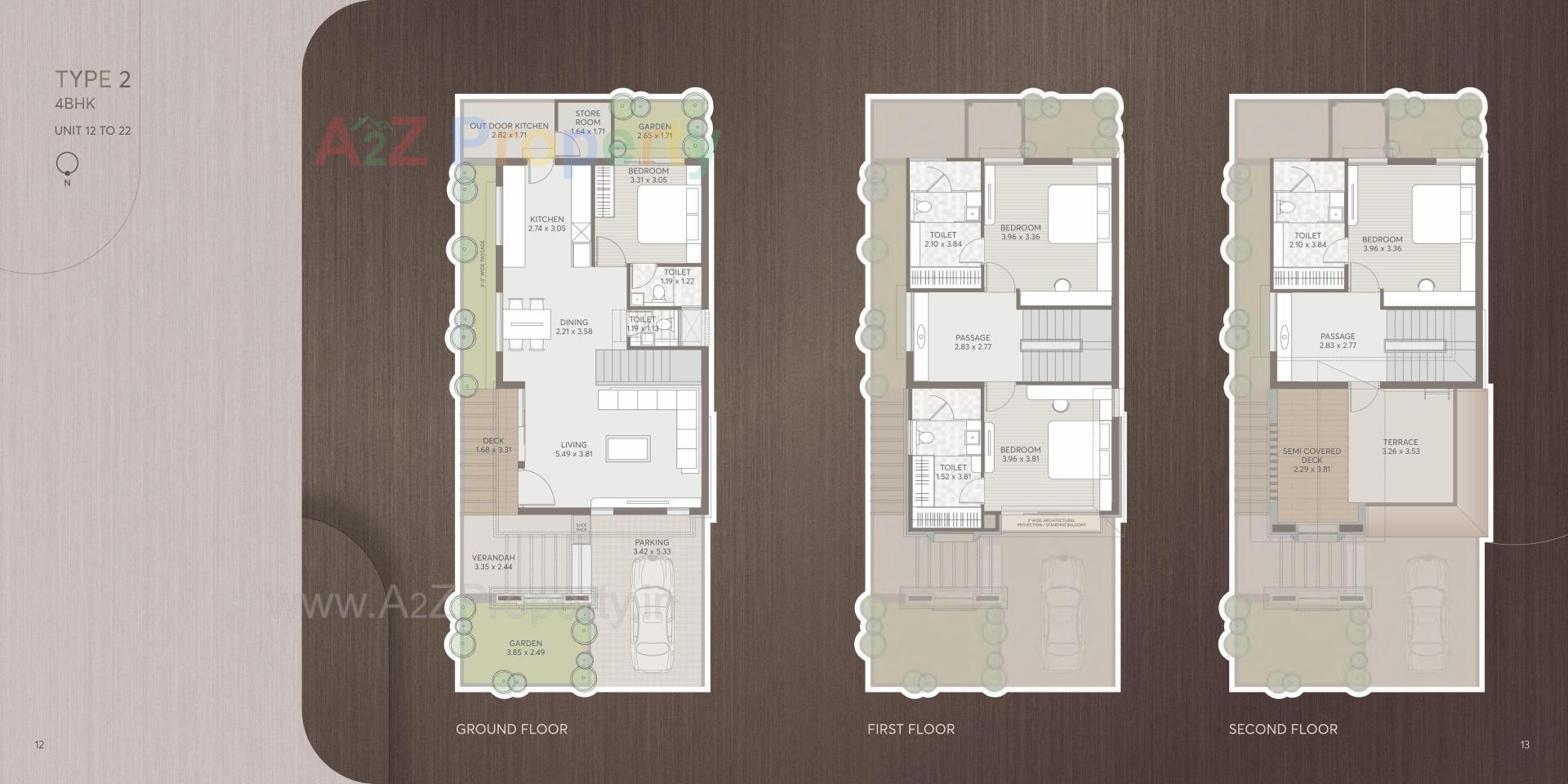 Layout of real estate project Vishranti located at Gorwa, Vadodara, Gujarat