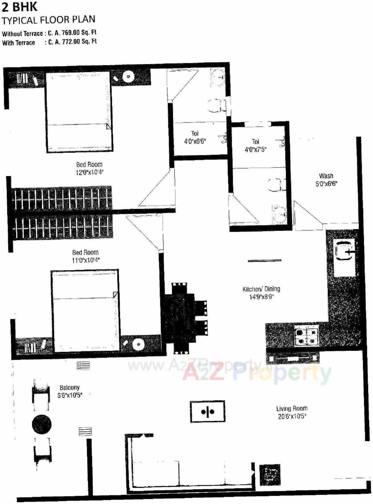 Layout of real estate project Vishranti Heights located at Padra, Vadodara, Gujarat