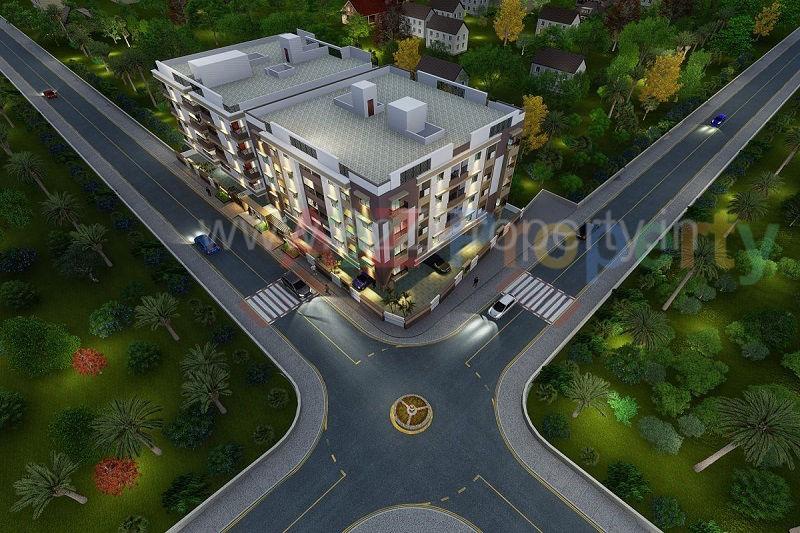 3D Elevation of real estate project Vivanta Elite located at Akota, Vadodara, Gujarat